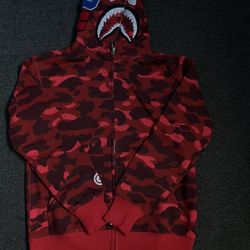 Red Bape Hoodie size large