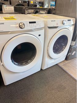 SAMSUNG FRONT LOAD WASHER AND DRYER SET ON SALE |WARRANTY