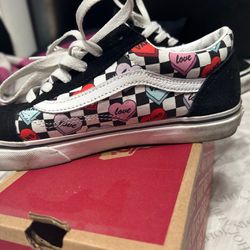 Candy Heart Vans Shoes 