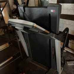 Treadmill & bowflex machine