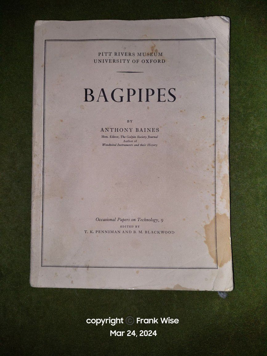 Bagpipes By Anthony Baines