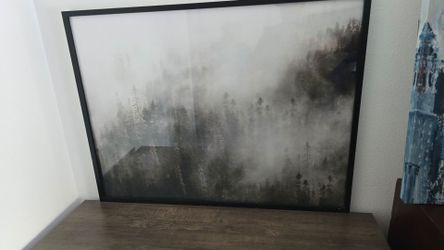 Minted Foggy Forest Framed Wall Art