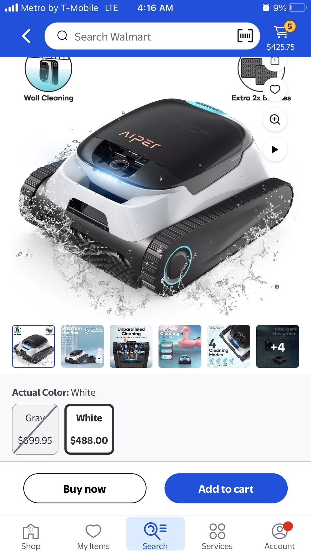 Aiper Robotic Pool Cleaner (NEW)