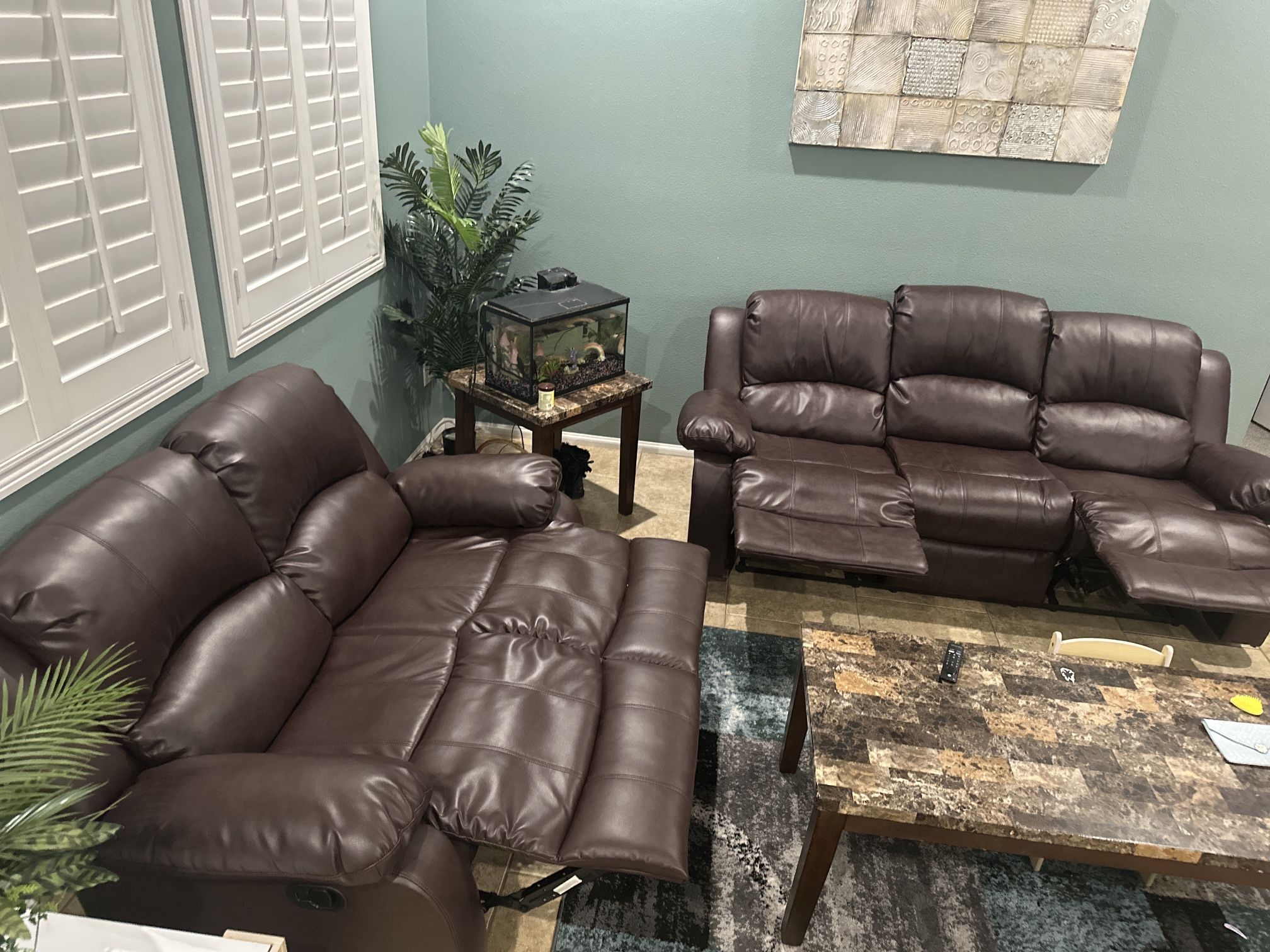 Almost New Reclining Couches