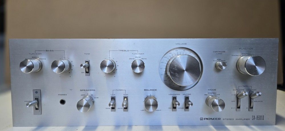 PIONEER SA-8500 II INTEGRATED STEREO AMPLIFIER ( Works Perfect - Very Good Condition )