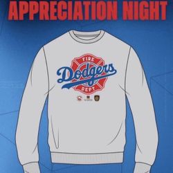 ⚾️🧢 Dodgers Firefighter Appreciation Night Sweater SGA 5/16/25 ( SIZE M)