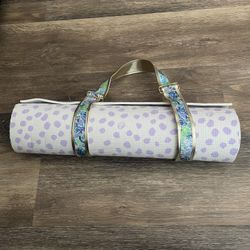Yoga Mat w/ Decorative Carry Strap