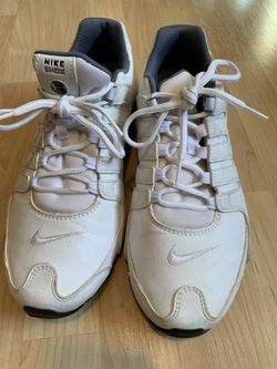 White Nike Shox Fitness Trainer Shoe Size 9