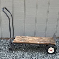 Wood Platform Truck Backed Dolly Wheeled Utility Hand Cart