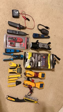 Klein Tools, Triplett, and Ideal Electricalw & Networking Tool Lot