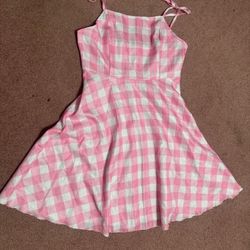 New Xxl Checkered Short Dress Costume Barbie
