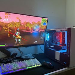 White Gaming Pc Computer Desktop RTX 4060 Ti