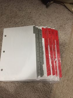 3 hole tab organizer