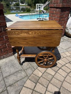 Beverage Serving Cart