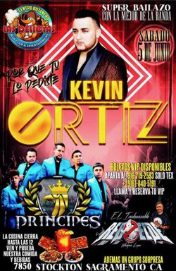 Kevin Ortiz Tickets