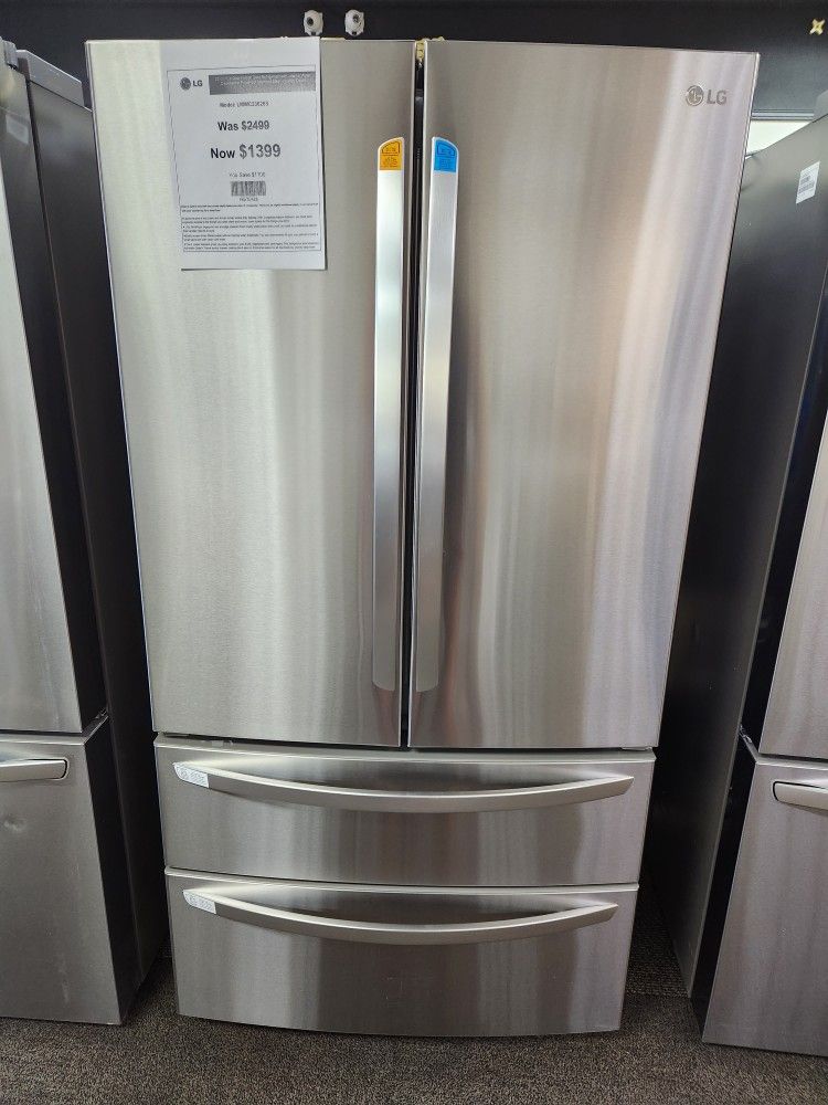 LG 23CF REFRIGERATOR 1399! COUNTERDEPTH! 1 YEAR WARRANTY INCLUDED!