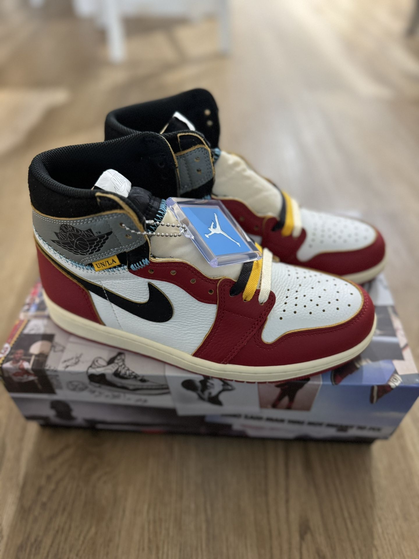 Union Jordan 1 LA Chicago Shadow With Receipt From Union Sz 8.5 mens