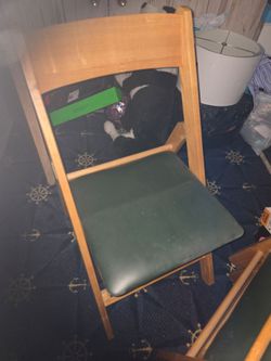 Wooden folding chairs