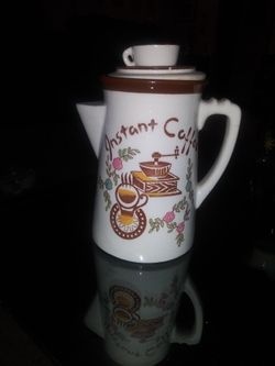 1950's Vintage Mid Century Tislo "Instant Coffee" Coffee Server Made In Japan