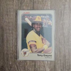 Tony Gwynn Rookie Fleer Baseball Card