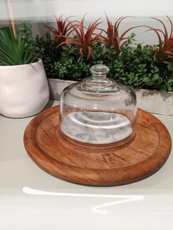 Wood Cake and Dessert Stand / Platter