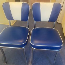 Vintage Blue Chairs
