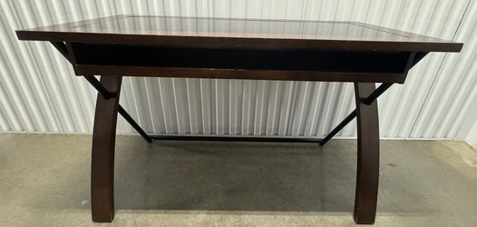 Used Desk With Glass Top