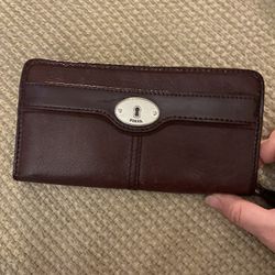Dark Brown Fossil Wallet 
