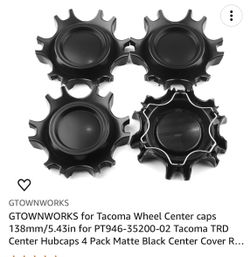 for Tacoma Wheel Center caps 138mm/5.43in for PT(contact info removed)0-02 Tacoma TRD