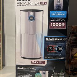 Shark Air Purifier MAX with NanoSeal HEPA, Cleansense IQ, Odor Lock, Cleans up to 1000 Sq. Ft. and 99.98% of particles, dust, allergens, smoke, 0.1–0.