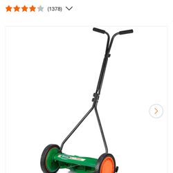 Scott's 16 in. Manual Walk Behind Push Reel Lawn Mower
