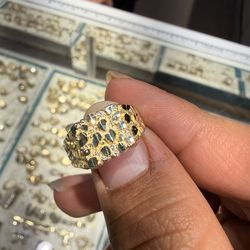 Gold Nugget ring 10k
