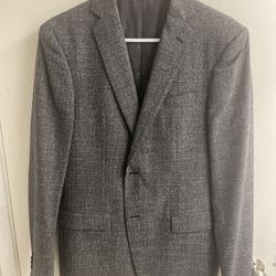 John Varvatos Star USA, Grey Wool Suite Jacket, 40L 