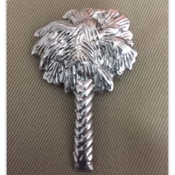 Vintage Designer Bgould Sterling Silver Tree Pin/ Brooche/ Pendant 2"