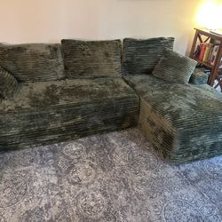 Green Foam Sofa Sectional
