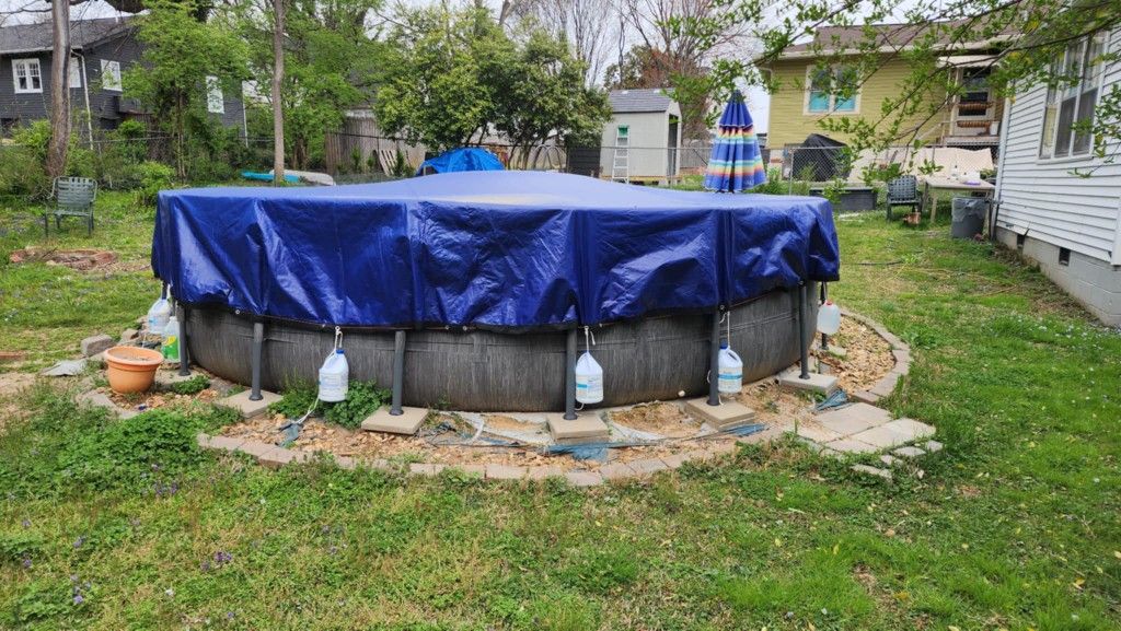 ABOVE GROUND 18X48 INTEX PRISM POOL+ LOTS OF EXTRAS