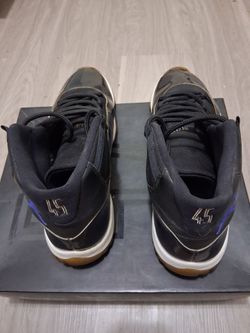 Space jam jordan retro 11 black size 14