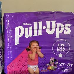 Huggies  Pulls Ups 2-3T And 4T-5T $ 7Ea