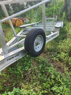Twin Ve Cat BRAND NEW BOAT trailer 36" 18,000 lbs  brakes