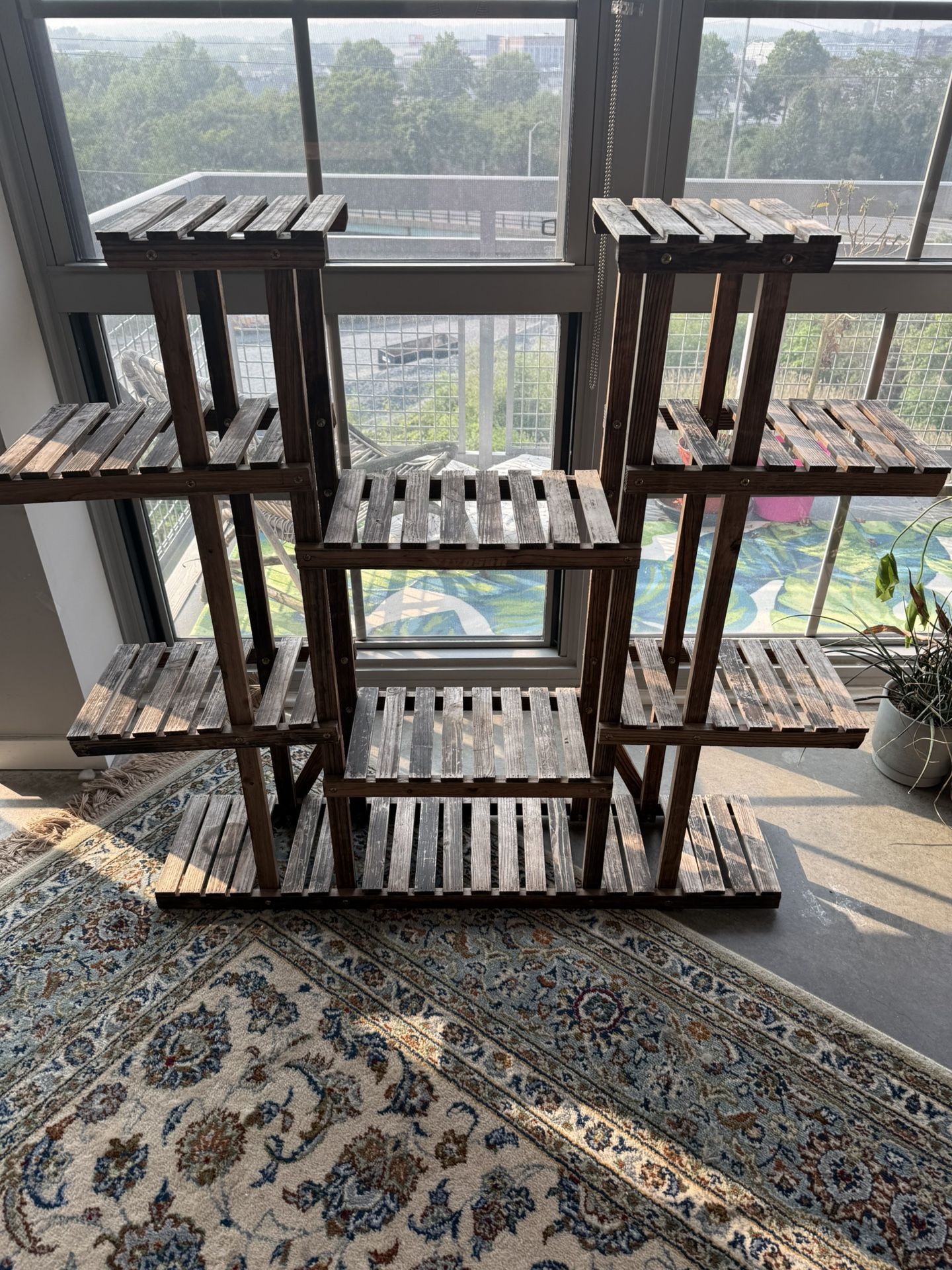 Furniture: Standing Wooden Shelving