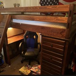 Bunk Bed With Desk 