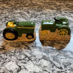 New John Deere Salt And Pepper Shakers