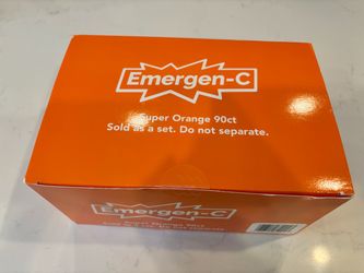 Unopened Emergen-C Super Orange 90ct Box