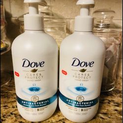 Set of 2 dove care & protect antibacterial HAND SOAP•400ml•all for $7