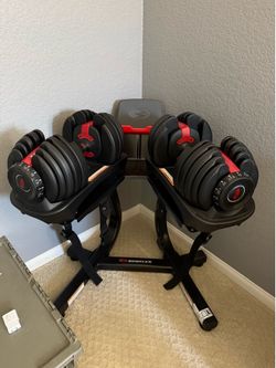 Bowflex adjustable dumbbells