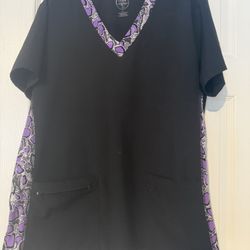 Black Scrubs Xl  