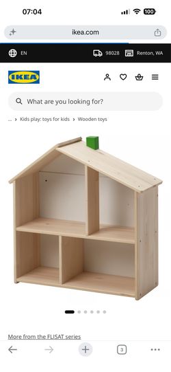 Brand new , in box FLISAT dollhouse