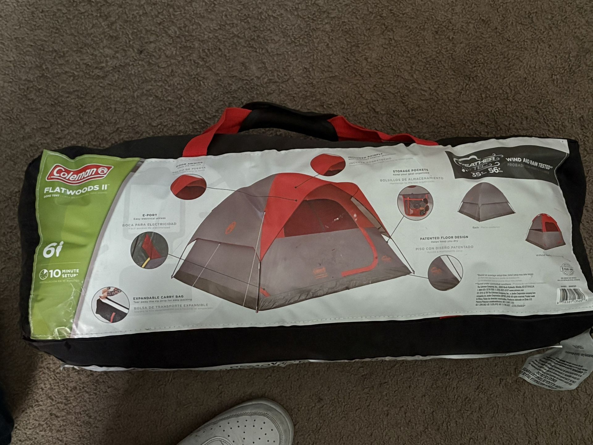 Coleman Flatwoods II dome 6 person tent