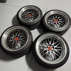 20 INCH BBS LM WHEELS 