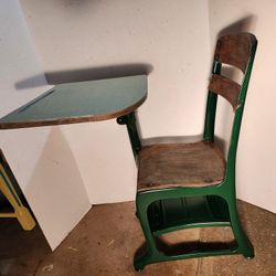 Children's Vintage School Desk 